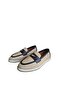 "Genuine Leather Straw Patterned Comfortable Women's Loafer Shoes – Elegance and Comfort Combined" - 7