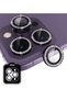 واقي عدسة الكاميرا IPG ProLENS لهاتف iPhone 15 Pro / Pro Max مع إطار من حجر الماس، زجاج مضاد للكسر