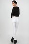 White Gabardine Women's Trousers - 2