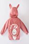 Rabbit Figure Cute Coat Raincoat, Children-Baby Coat with Ears and Hood - 5