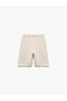 Cotton Elastic Waist Basic Shorts - 2