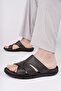 Eco Men's Daily Genuine Leather Comfortable Soft Sole Orthopedic Slippers - 7