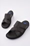 Eco Men's Daily Genuine Leather Comfortable Soft Sole Orthopedic Slippers - 3