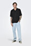 Onsdash Life Reg Vısc Res Ss Shirt Black Men's Shirt 22024164 - 3