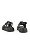 , Genuine Leather Women's Sandals 1511033Z23069 Black - 5