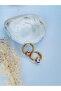 Steel Gold Color Mined Beaded Hook Earrings 12 mm Non-Allergic - Non-Allergic - 2