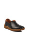 Black Genuine Leather Women's Casual Shoes 2010725 Y Z - 3