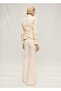 Wide-leg Cotton Fabric Pants - 4