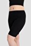 Women's Cotton Over-The-Knee Short Leggings 2-Pack Black - 3