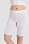 Women's Cotton over Knee Short Tights 2 Pack White - Black - 5