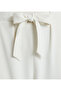 Detachable Belt Straight Pants For Women - 5