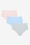 Soft Pastel 3-Piece High Waist Multicolor Slip Panties