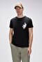 Men's Black Gerald T-Shirt Tshirt 25.01.07.031-C01 - 3