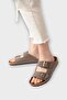 Unisex Double Buckle Orthopedic Slippers Vi̇zon - 8