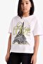 100% Cotton Relax Fit Crew Neck Printed Short Sleeve T-Shirt Girls E0353A825Sm - 4