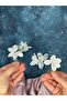 Vernage resin enamel 2 piece bride hair accessory with comb - 5
