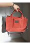 Totebag Waxed Canvas Bag - Coral - Original Size - 3