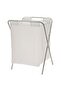 JÄLL Laundry Bag with Stand – 50L Foldable White Mesh Hamper for Small Spaces | IKEA