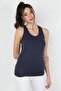 Women's Viscose Undershirt Navy Blue