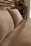Carmine 100% Cotton Double Duvet Cover Set Powder - 7