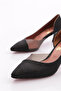 353 Women's Transparent Pointed Toe Low Heeled Shoes - 4