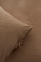 Carmine 100% Cotton Double Duvet Cover Set Powder - 8