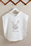4 Layer Muslin Poncho - Pure Baby Series - Floored Circle Hello Baby