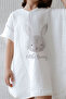4 Layer Muslin Poncho - Pure Baby Series - Floored Circle Hello Baby - 3