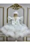 White Beaded Girl Special Occasion Dress - 2
