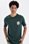 100% Cotton Star Wars-Mandalorian Crew Neck Short Sleeve T-Shirt C6524Ax24Au