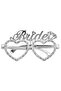 Bride Glasses Silver - Bride to Be Supplies - Bachelorette Party - Party Supplies