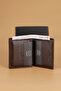 2016 Genuine Leather Men's Wallet Card Holder Flotur Brown - 3
