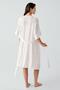 Strappy Flexible Viscous Maternity Dressing Gown Nightgown Set - 5
