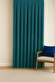 Barcelona Velvet Textured Background Curtain Oilcloth (Non-Pile)