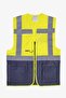 سترة تحذير تنفيذية عاكسة من Hi-vis Uniwest