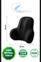 Orthopedic Back Pillow Viscosa Lumbar Pillow Tool Lumbar Pillow 100% Viscosa Lumbar Pillow Dark Blue Color - 3