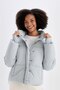 Fit Inflatable Coat Water Repellent Stand Collar Zipper Snap Pocket Puffer A1550Ax24Wn - 4