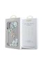 iPhone 16 Case Guess Licensed Rose Printed Large Metal Logo Design Cover Gray - 5