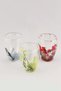 Double Glass Skin Tumbler 350ml Floral Decorated Heat Resistant Tumbler - 6