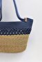 Straw Jute Women's Shoulder Bag, 100% Handmade, Cotton, Vegan, Jute Straw Beach Bag - 4