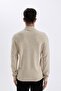 Slim Fit Slim Fit Half Turtleneck Basic Plain Knitwear Sweater R1127Az24Wn - 6
