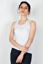 Single Jersey Women's Tank Top White