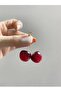 Women's Dangle Cherry Earrings - 4