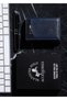 Women's Navy Blue Automatic Mechanism Anti-Theft Card Holder Wallet with Rfid Protection and Coin Compartment - 8