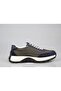 21339 Genuine Leather Navy Blue Men's Casual Shoes