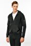 Khaki Men's Tracksuit Top - Hooded and Kangaroo Pocket - 5