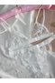 Shiny Tape Detailed Lace Bralet Bra Set Set of 6 - 3