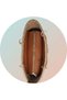 Straw Bag Beach Bag Handmade Straw Women's Bag with Chain with Gold Details Zipper Bag - 2