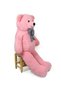 Pink Big Bow Tie Teddy Bear 140 Cm - 3