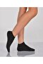 3 Pairs Unisex Stitch-Free Booties Socks Gray Smoked Black Daily Comfort Set - 2